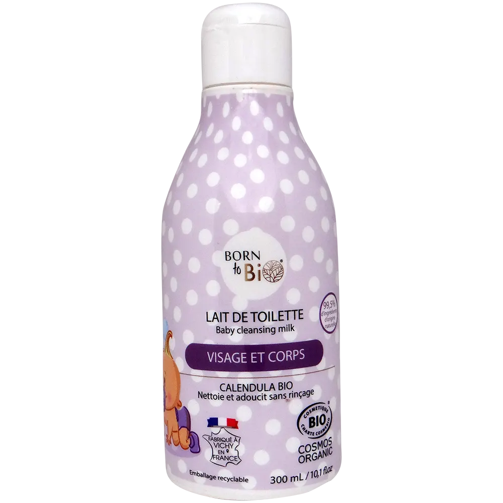 Lait de Toilette Bébé Bio - Doux & Naturel