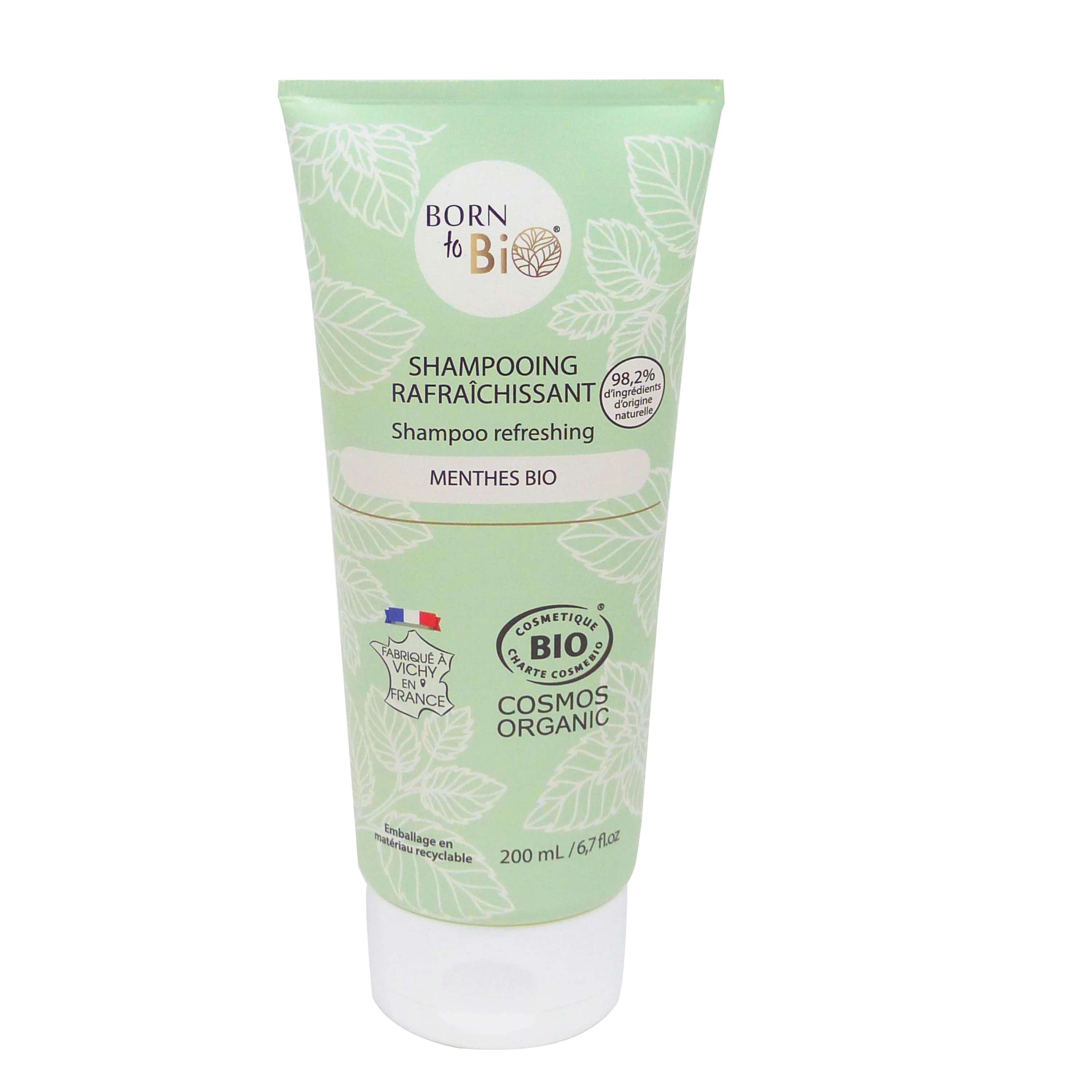 Shampooing Rafraîchissant Menthe Verte - Certifié Bio
