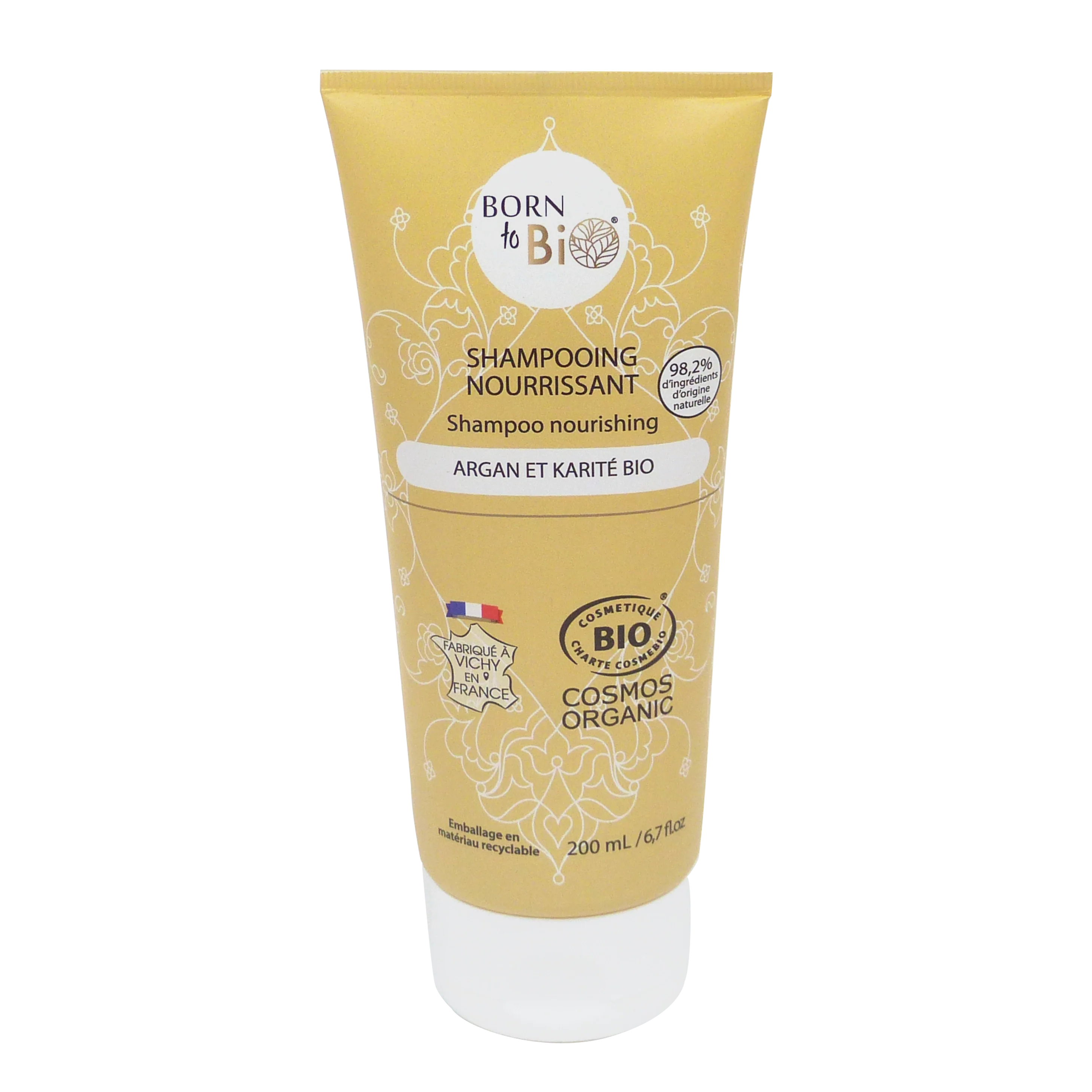 Shampooing Nourrissant Argan et Karité - Certifié Bio