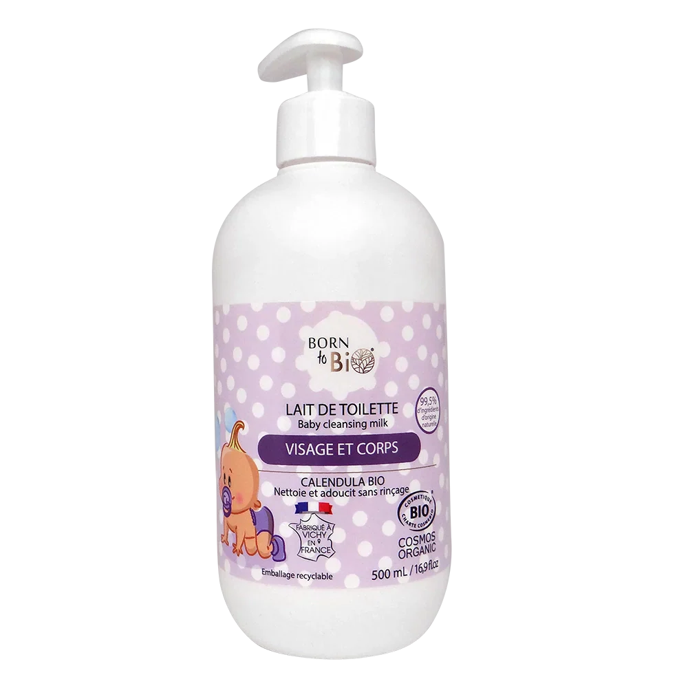 Lait de Toilette Bébé Bio - Doux & Naturel